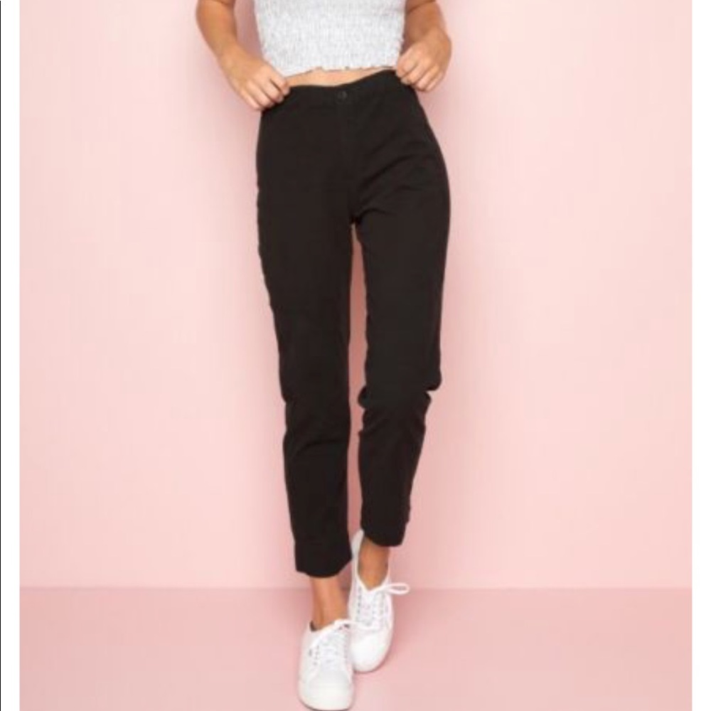 Black brandy Melville Tilden pants. One size only